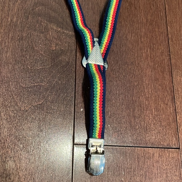 Vintage Striped Suspenders - Picture 5 of 5